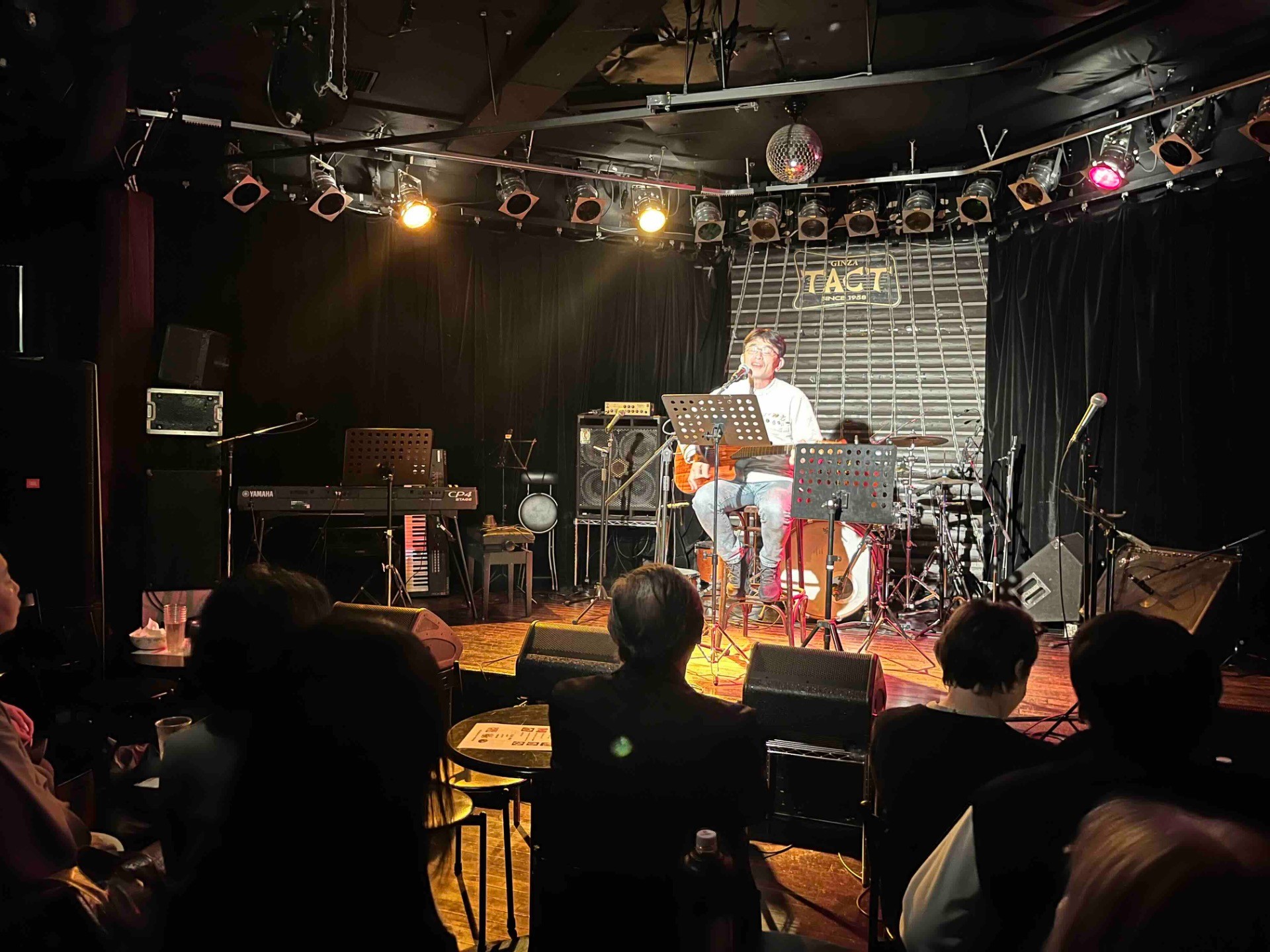 銀座のライブハウスで歌いました